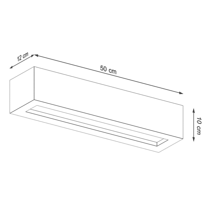Vägglampa VEGA 50 concrete | SL.0993 | Svetrend