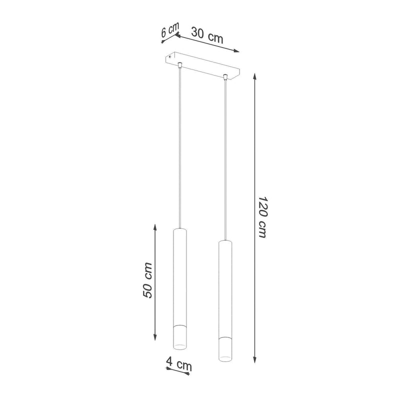 Taklampa WEZYR 2 Vit | SL.0958 | Svetrend