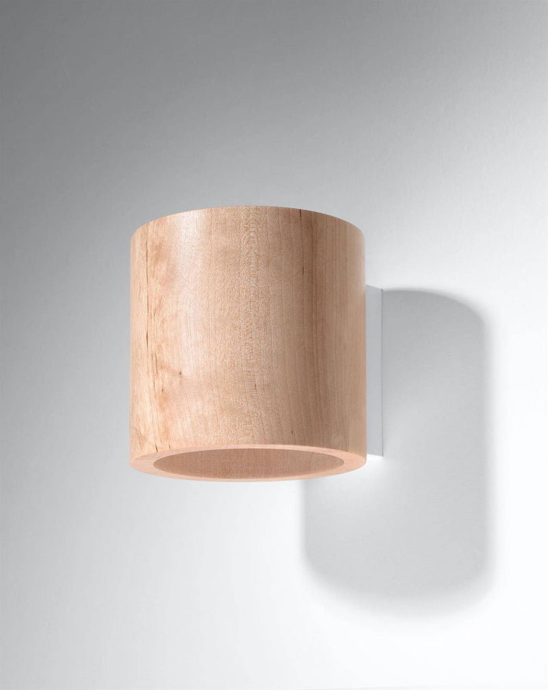 Vägglampa ORBIS natural wood | SL.0490 | Svetrend