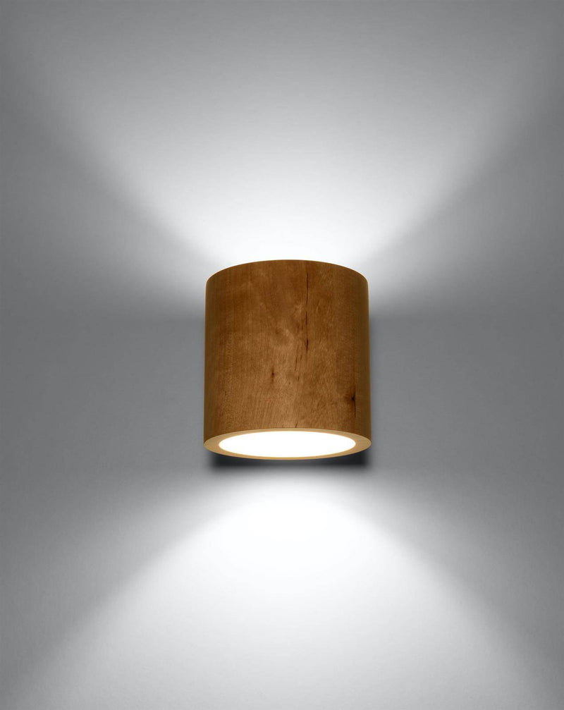 Vägglampa ORBIS natural wood | SL.0490 | Svetrend
