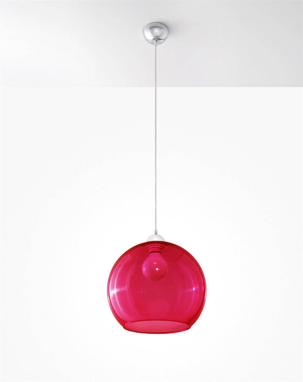 Taklampa BALL red | SL.0253 | Svetrend