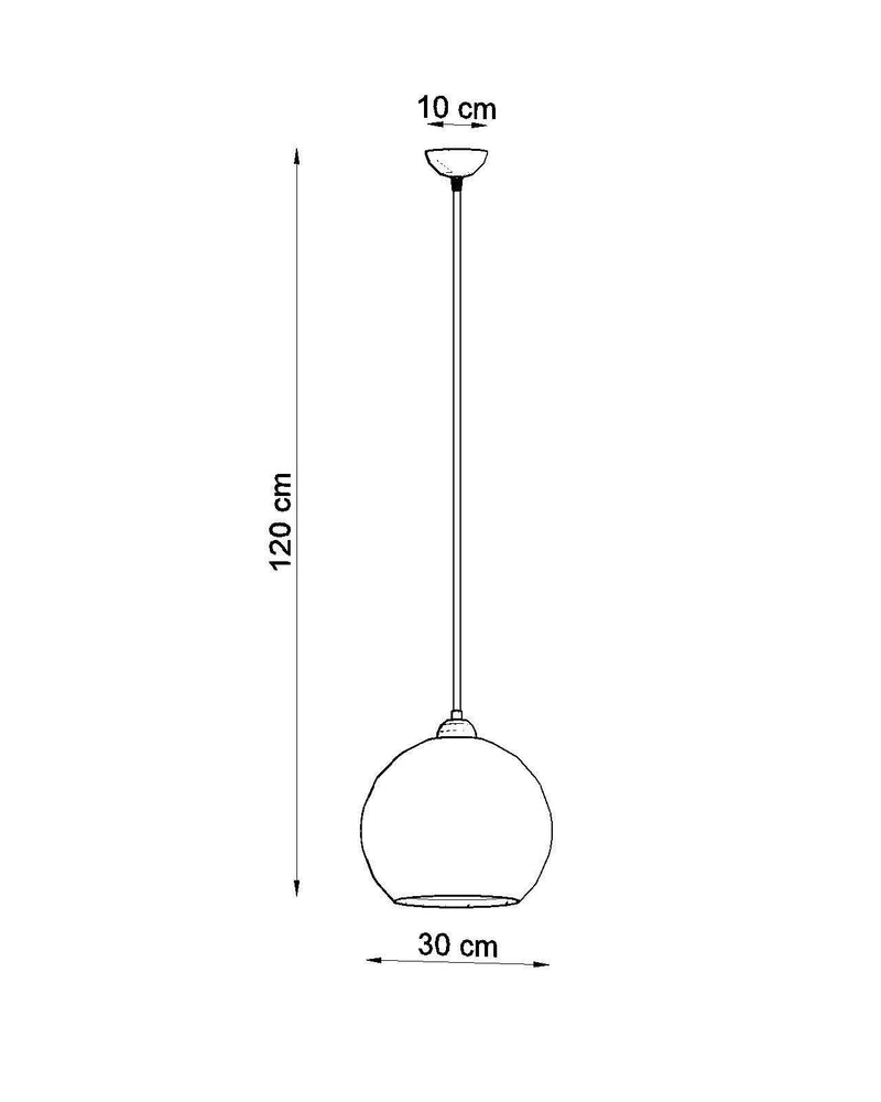 Taklampa BALL green | SL.0254 | Svetrend