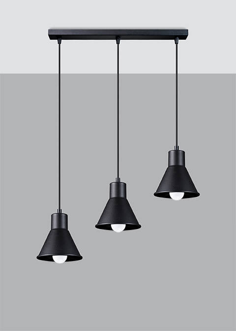 Taklampa TALEJA 3 Svart [E27] | SL.0986 | Svetrend