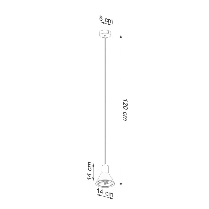 Taklampa TALEJA 1 Vit [ES111] | SL.0987 | Svetrend