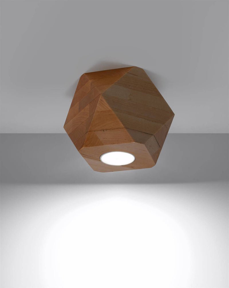 Taklampa WOODY 1 natural wood | SL.1009 | Svetrend