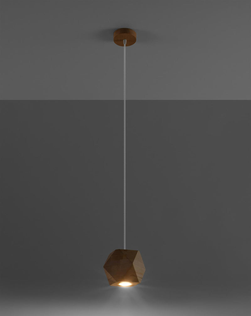 Taklampa WOODY natural wood | SL.1011 | Svetrend