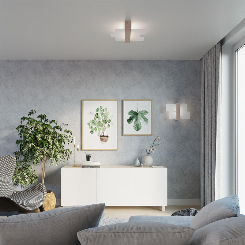 Vägglampa FENIKS 1 natural wood | SL.0077 | Svetrend