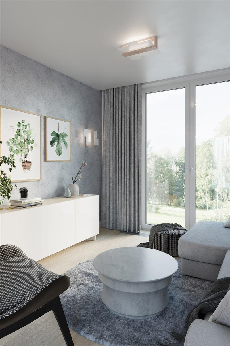 Vägglampa FENIKS 1 natural wood | SL.0077 | Svetrend