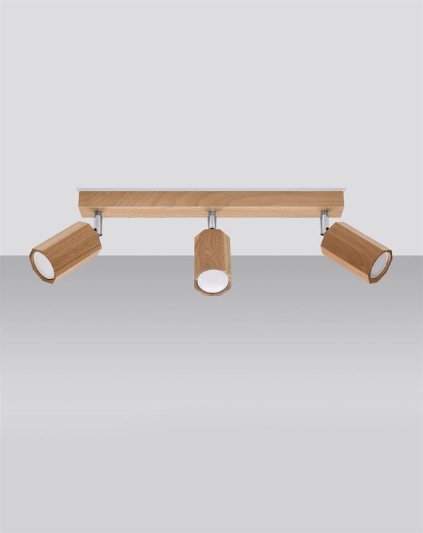 Taklampa ZEKE 3 oak | SL.1030 | Svetrend