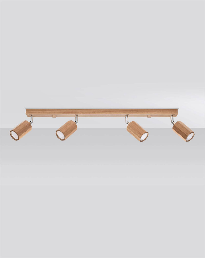 Taklampa ZEKE 4 oak | SL.1031 | Svetrend