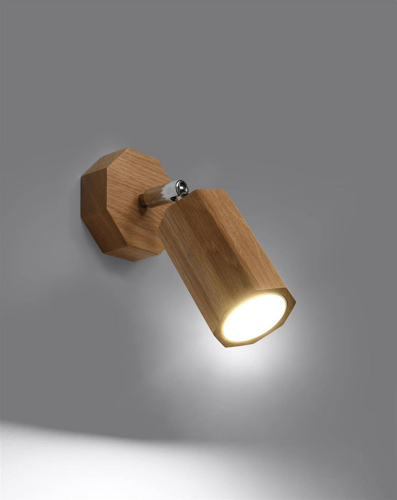 Vägglampa ZEKE oak | SL.1028 | Svetrend