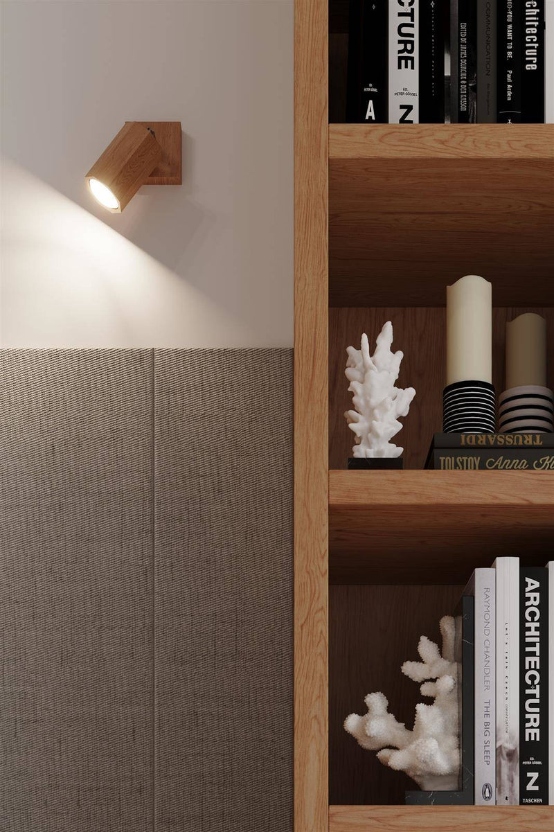 Vägglampa ZEKE oak | SL.1028 | Svetrend