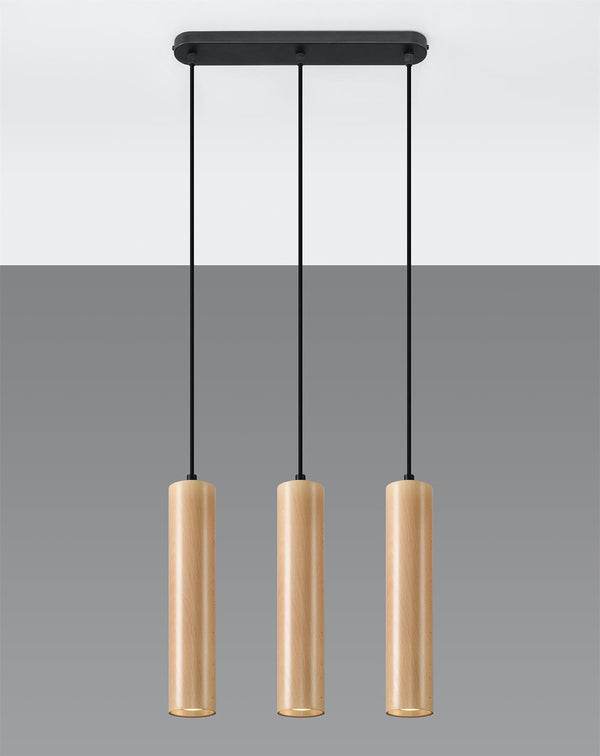 Taklampa LINO 3 wood | SL.0638 | Svetrend