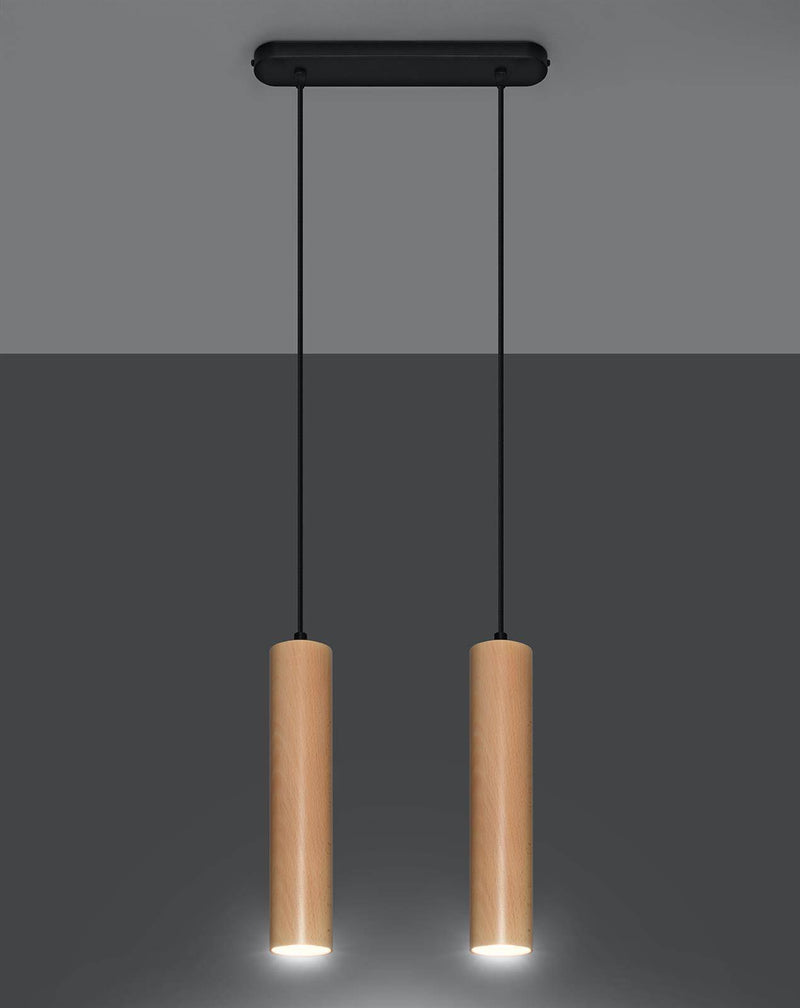 Taklampa LINO 2 wood | SL.0637 | Svetrend