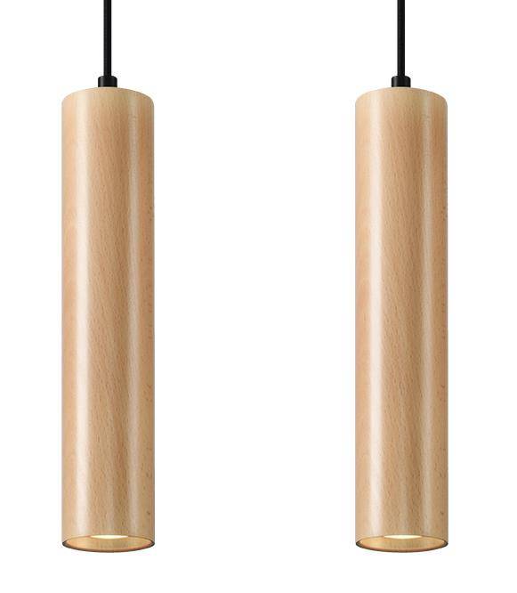 Taklampa LINO 2 wood | SL.0637 | Svetrend