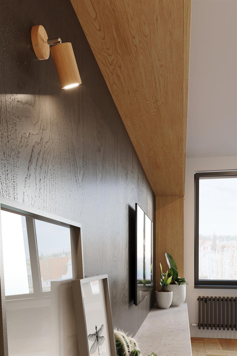 Vägglampa BERG natural wood | SL.0701 | Svetrend