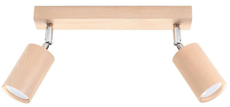 Taklampa BERG 2 natural wood | SL.0702 | Svetrend