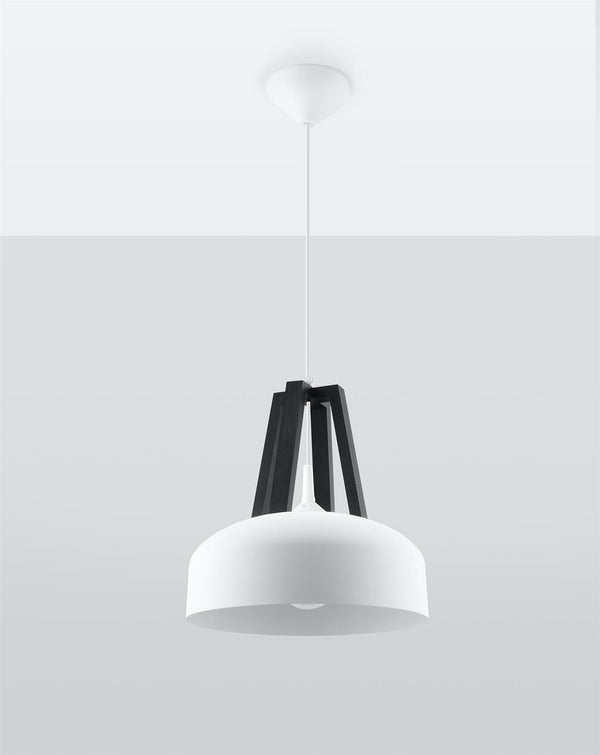 Taklampa CASCO Vit/Svart | SL.0387 | Svetrend