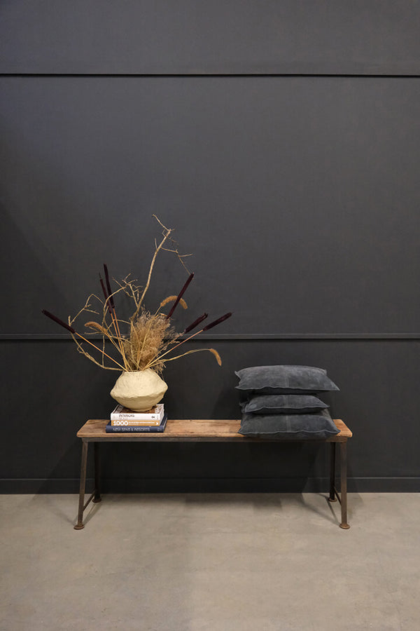 Logan cushion cover grey - L
