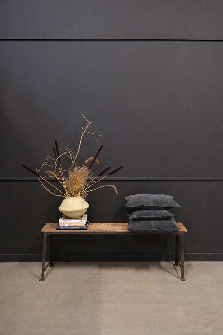 Logan cushion cover grey - L