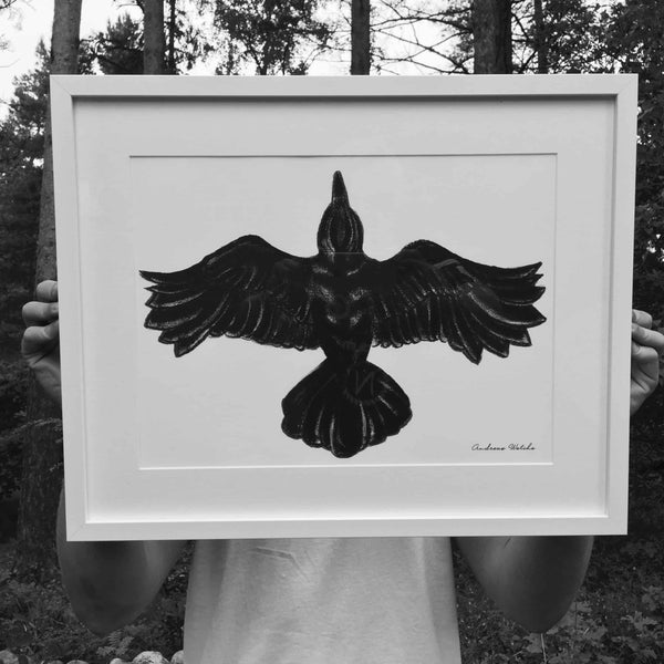 BIRD - Litografi av Andreas Leijonhufvud | BIRD | Svetrend