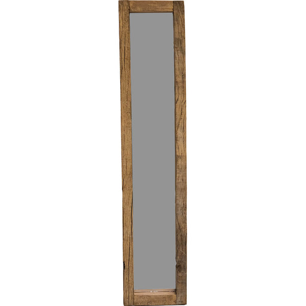 Mirror with wooden frame