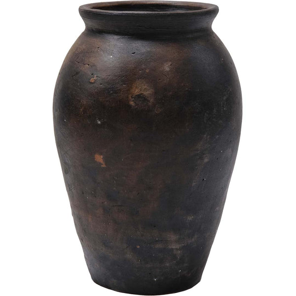 Dahlia tall clay pot