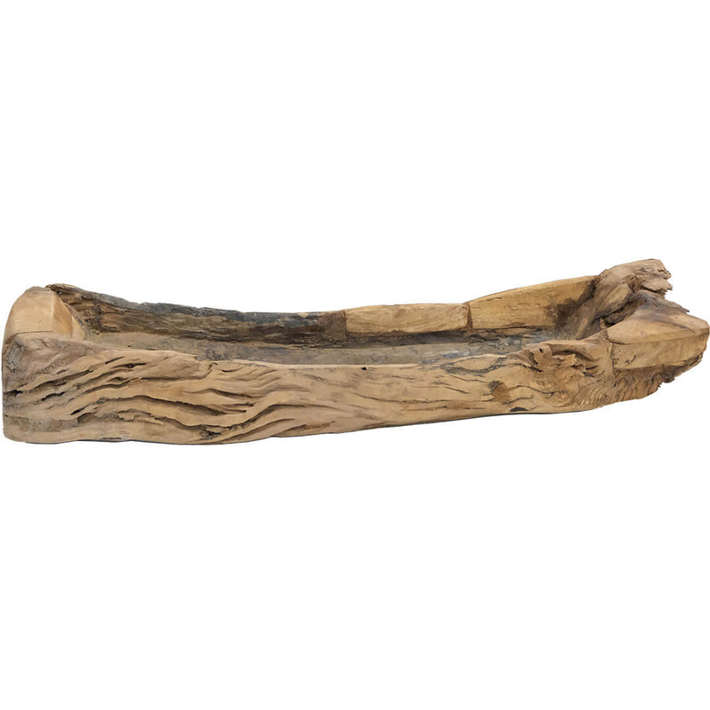 Unique old wooden tray - L