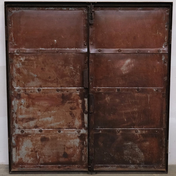 Iron industrial window frame