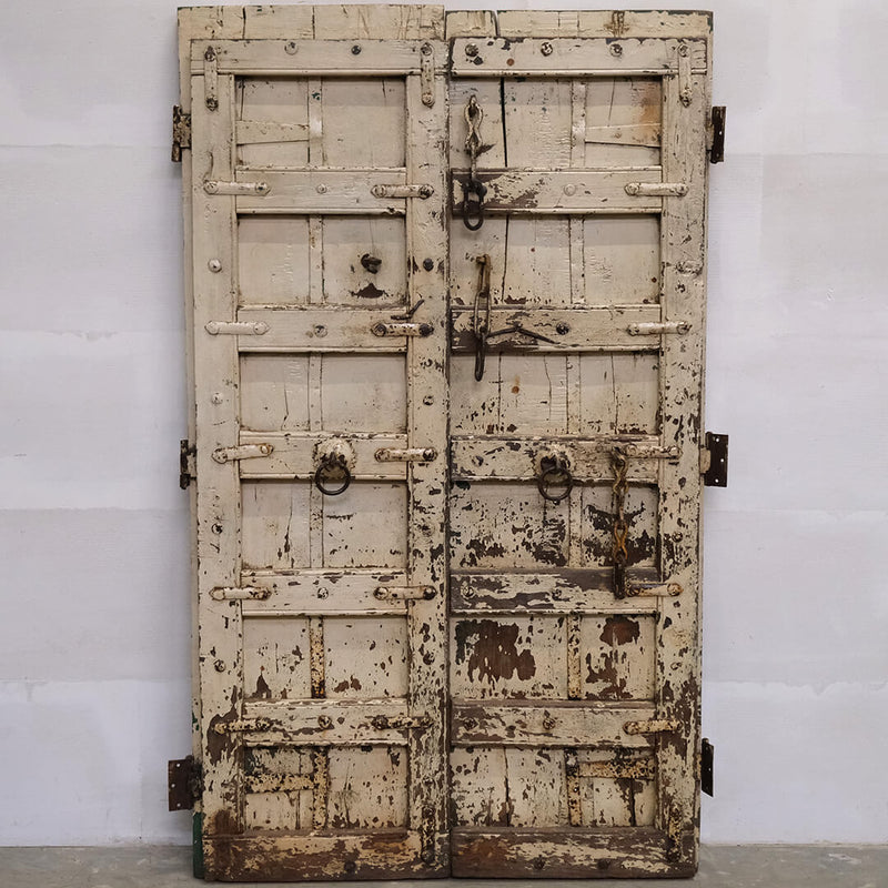 Old beautiful wooden door