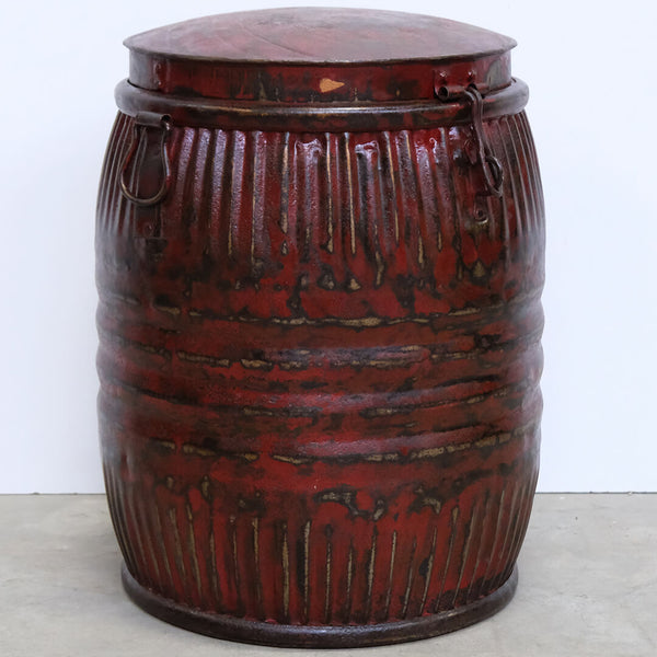 Beautiful and patinated red barrel