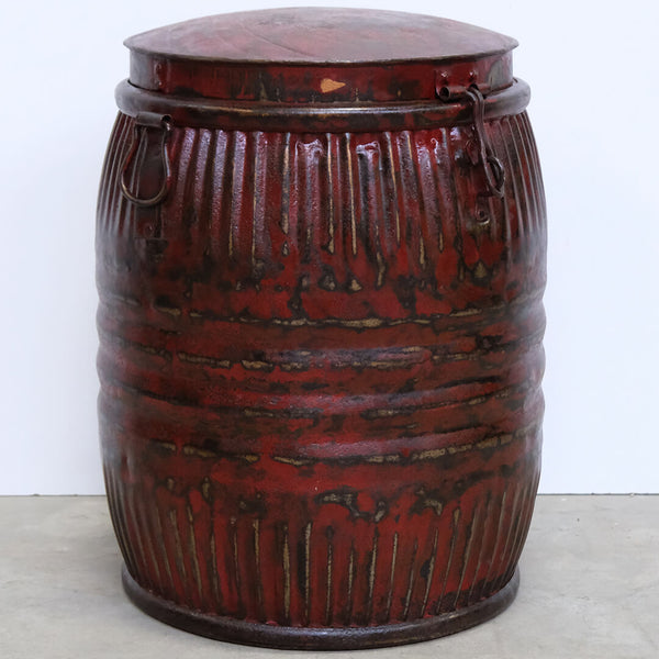 Beautiful and patinated red barrel