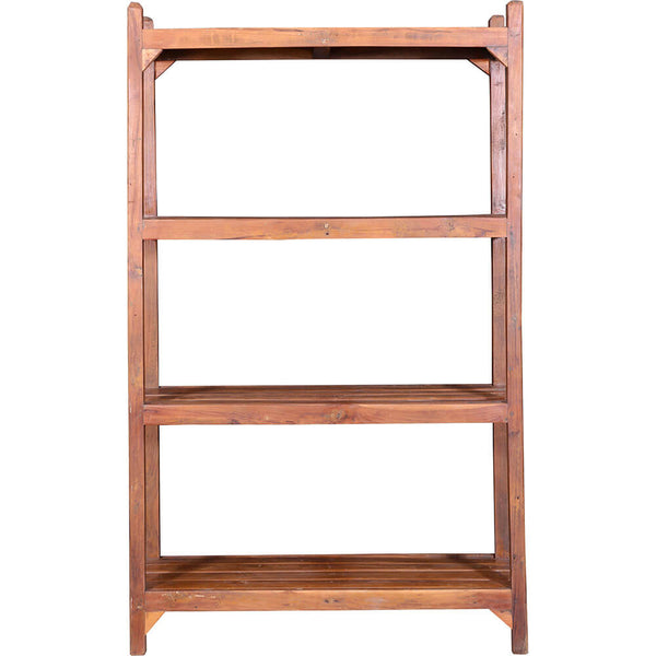 Unique wooden bookshelf