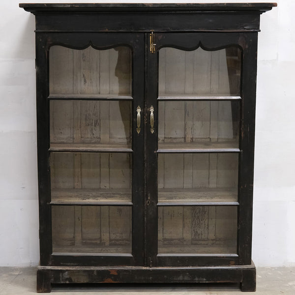 Lovely dark display cabinet