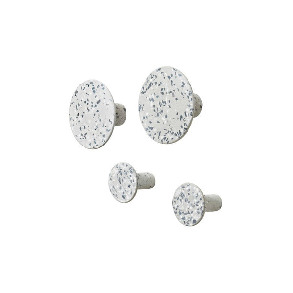 PONTO Set med 4 väggkrokar Terrazzo Grey | 65900 | Svetrend