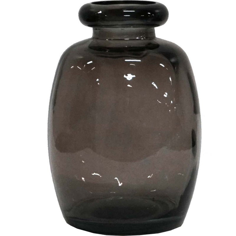 Shape glass vase S - grey
