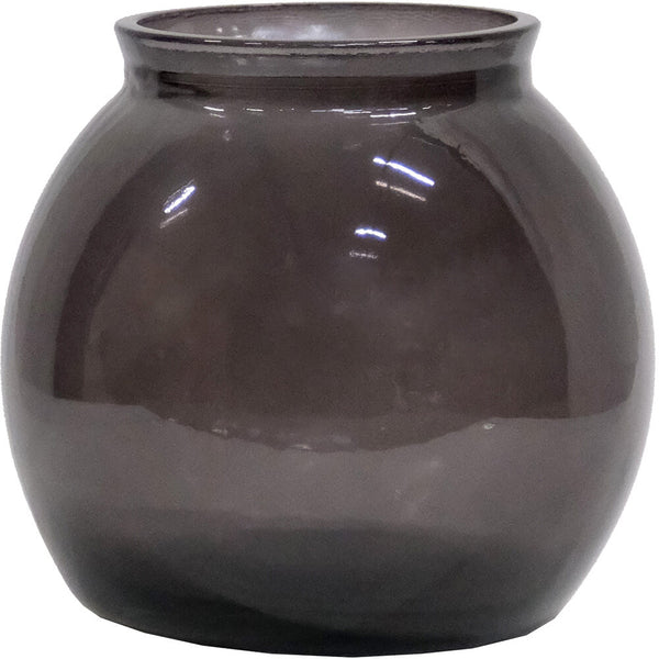 Winslet glass vase S - grey