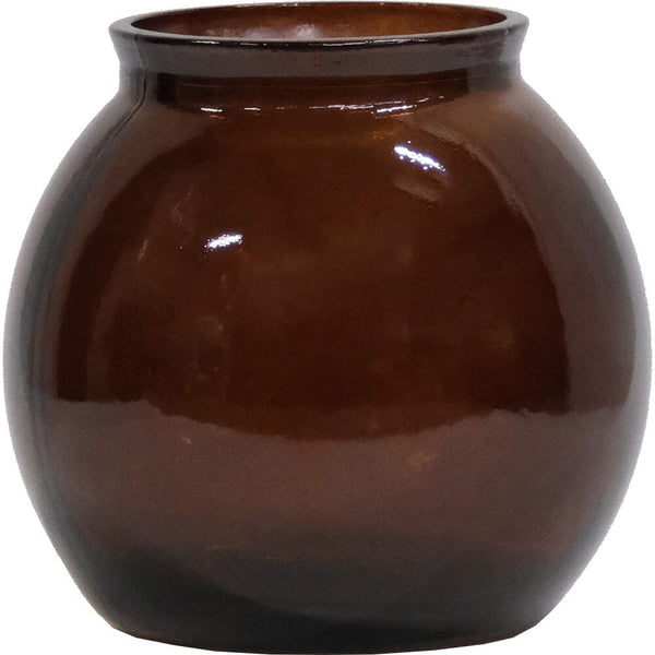 Winslet glass vase S - chocolate