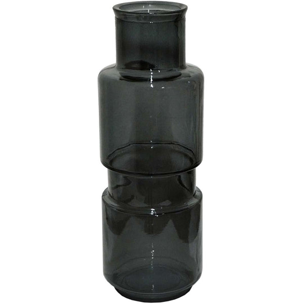 Clooney glass vase - grey