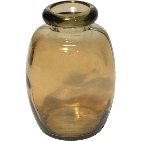 Shape glass vase S - smoke