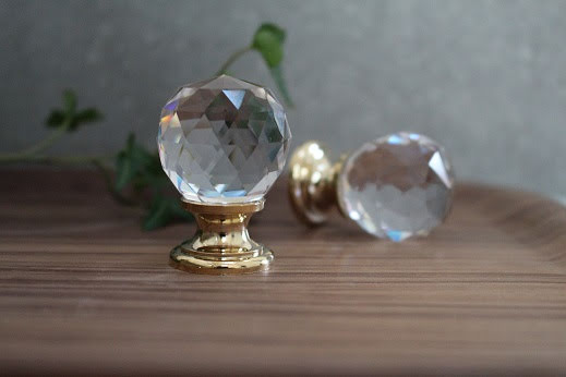 Kristallknopp - Diamant/Guld/Silver | HN2010 | Svetrend