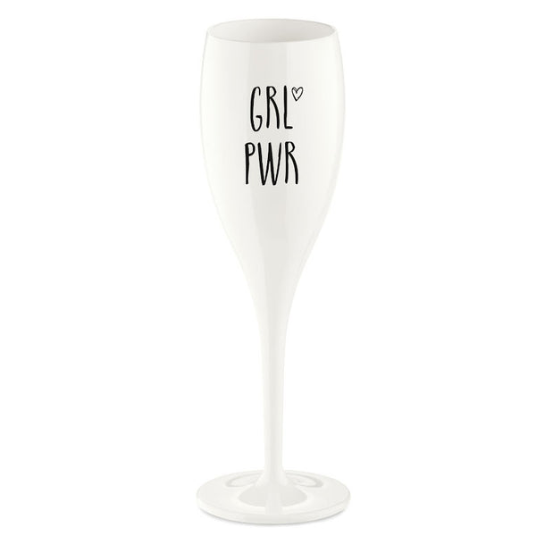 CHEERS Grl pwr, Champagneglas med print 6-pack 100ml | K3782525 | Svetrend