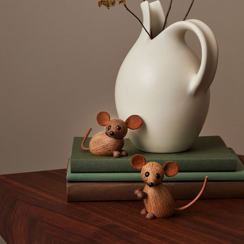 The Country Mouse Trädekoration 4,5 cm Ek | 2052-FSC | Svetrend