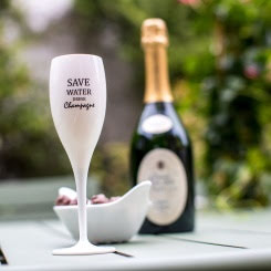 CHEERS Save water drink champagne, Champagneglas med print 6-pack | K3436525 | Svetrend