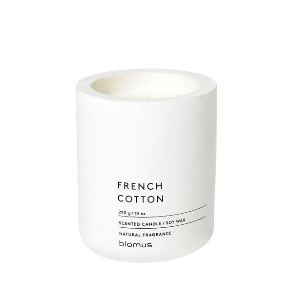Fraga Doftljus French Cotton Ø9 cm Lily White | 65654 | Svetrend