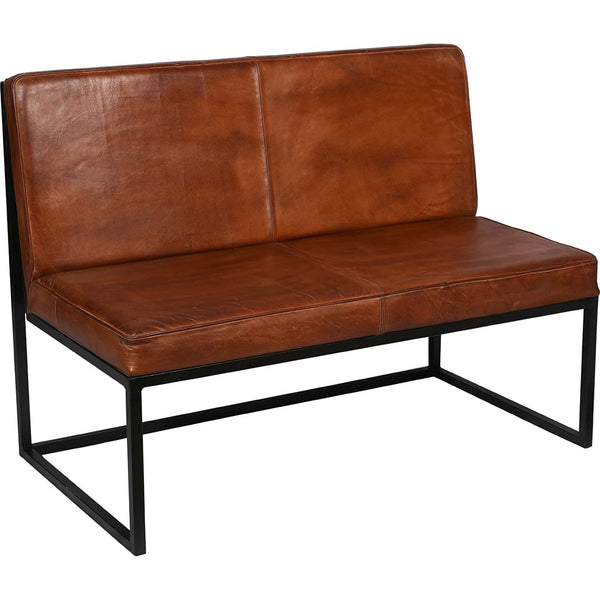 Perry lounge sofa with leather