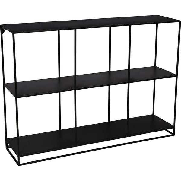 Washington rack with six compartments - black