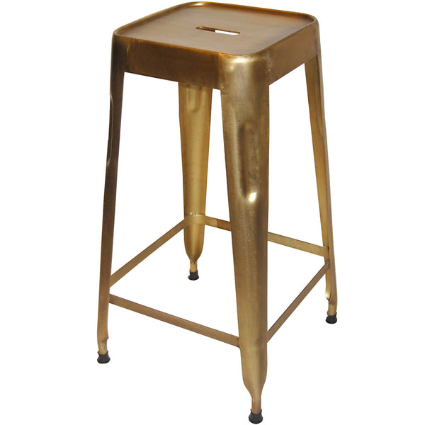 Copenhagen high stool - brass