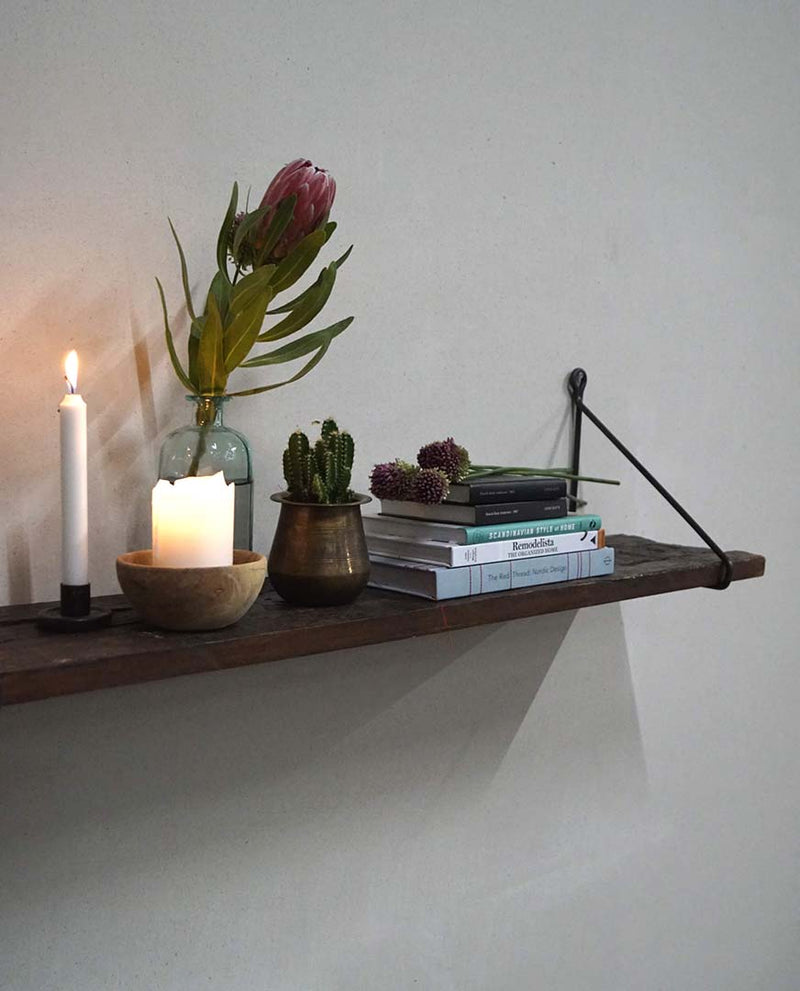 Adel recycled wood shelf - L