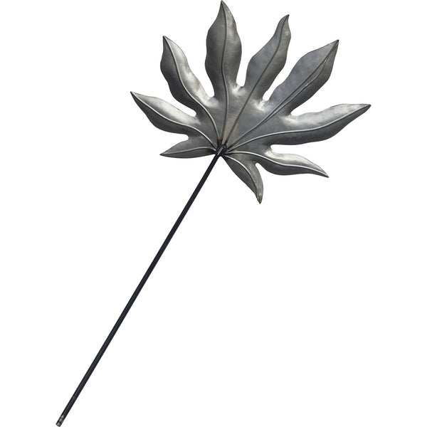 Aralia leaf in metal